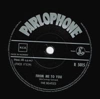 THE BEATLES From Me To You Vinyl Record 7 Inch Parlophone 2019